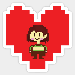 Chara's Soul Sticker